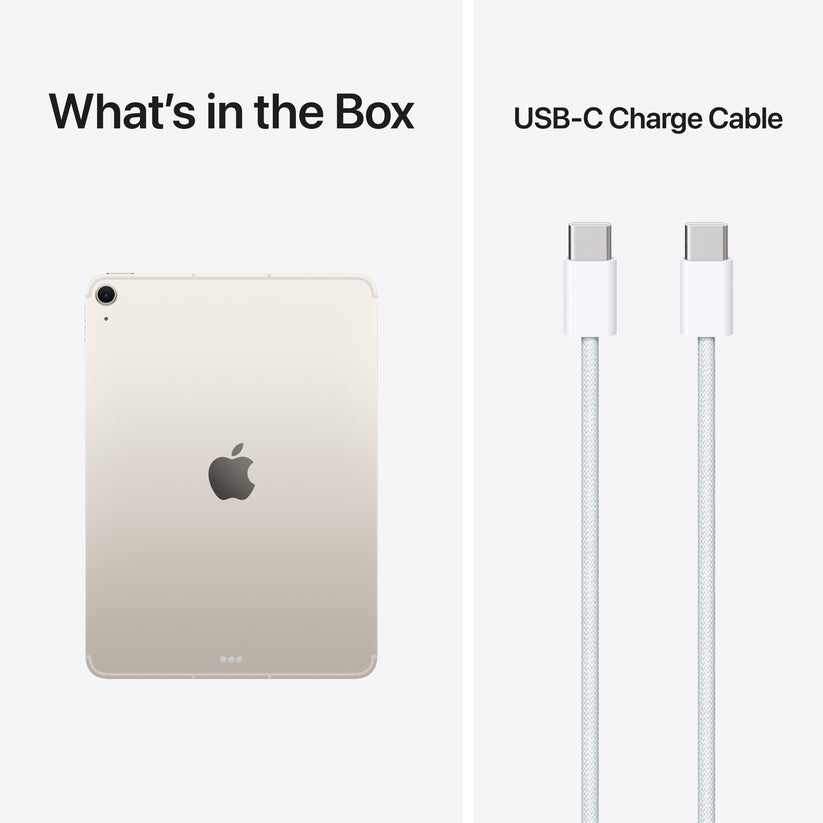 11-inch iPad Air Wi-Fi + Cellular 1TB - Starlight (M4) - iSTYLE.hu