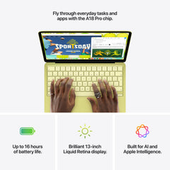 13 hüvelykes MacBook Neo: Apple A18 Pro chip with 6 magos CPU és 5 magos GPU, Magic Keyboard Touch ID-val – nemzetközi angol, 512GB SSD - citrus CTO (Copy) - iSTYLE.hu