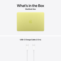 13 hüvelykes MacBook Neo: Apple A18 Pro chip with 6 magos CPU és 5 magos GPU, Magic Keyboard Touch ID-val – nemzetközi angol, 512GB SSD - citrus CTO (Copy) - iSTYLE.hu