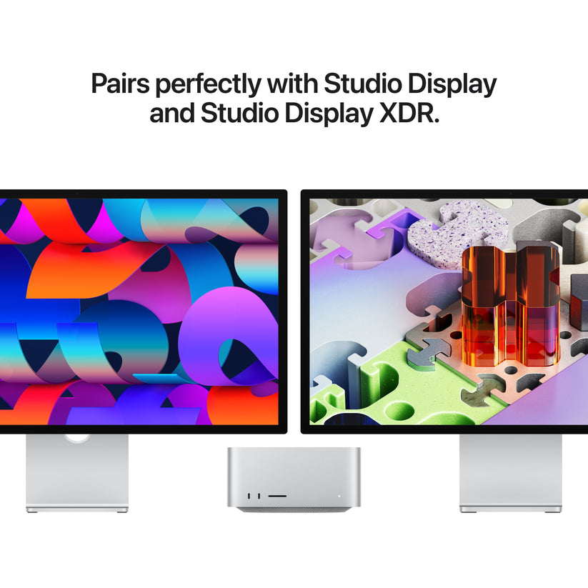 Mac Studio: Apple M5 Max chip 18 magos CPU-val és 40 magos GPU-val, 512GB SSD, 64GB RAM - ezüst CTO