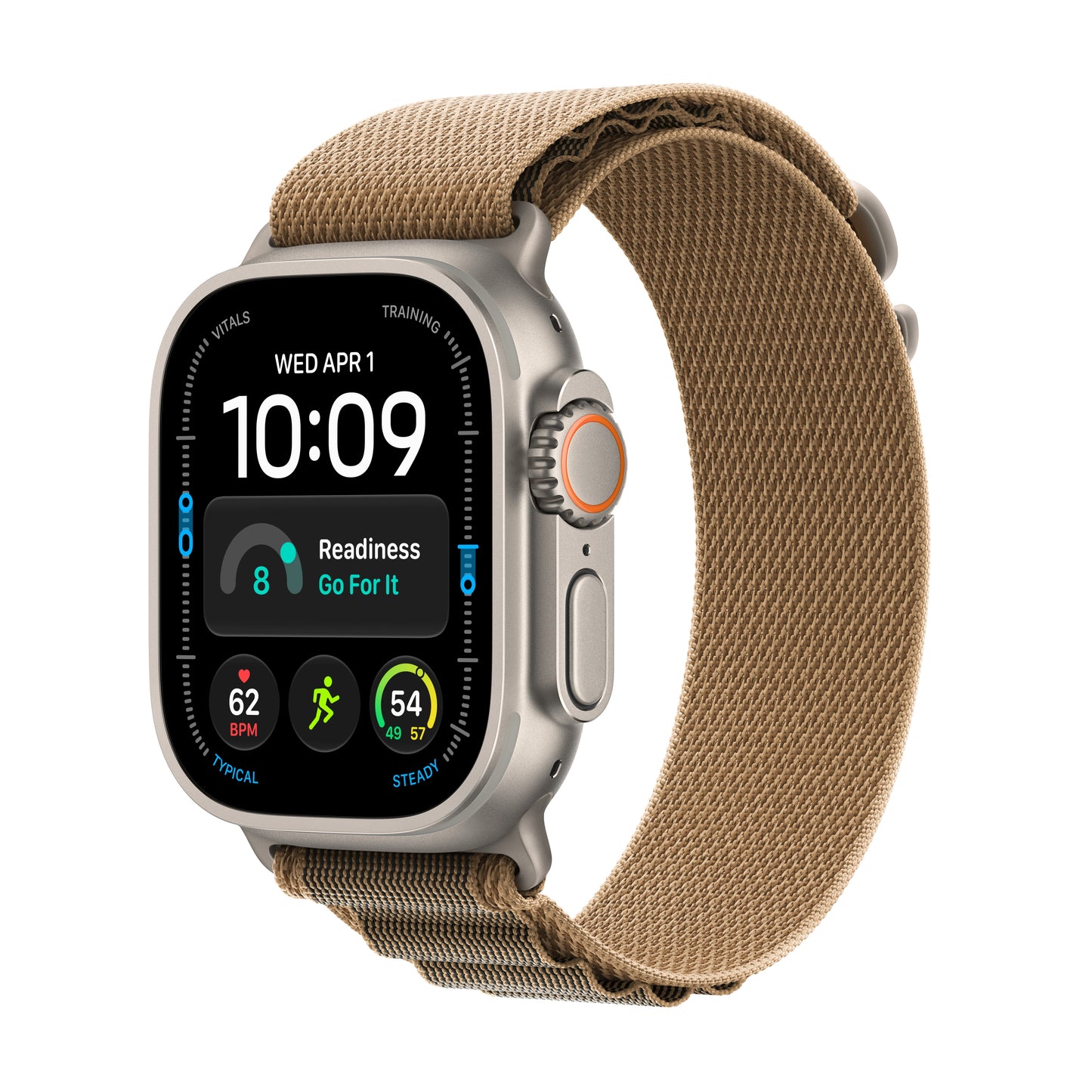 Apple Watch Ultra 4 GPS + Cellular 49mm Natural Titanium Case with Desert Alpine Loop - M - iSTYLE.hu