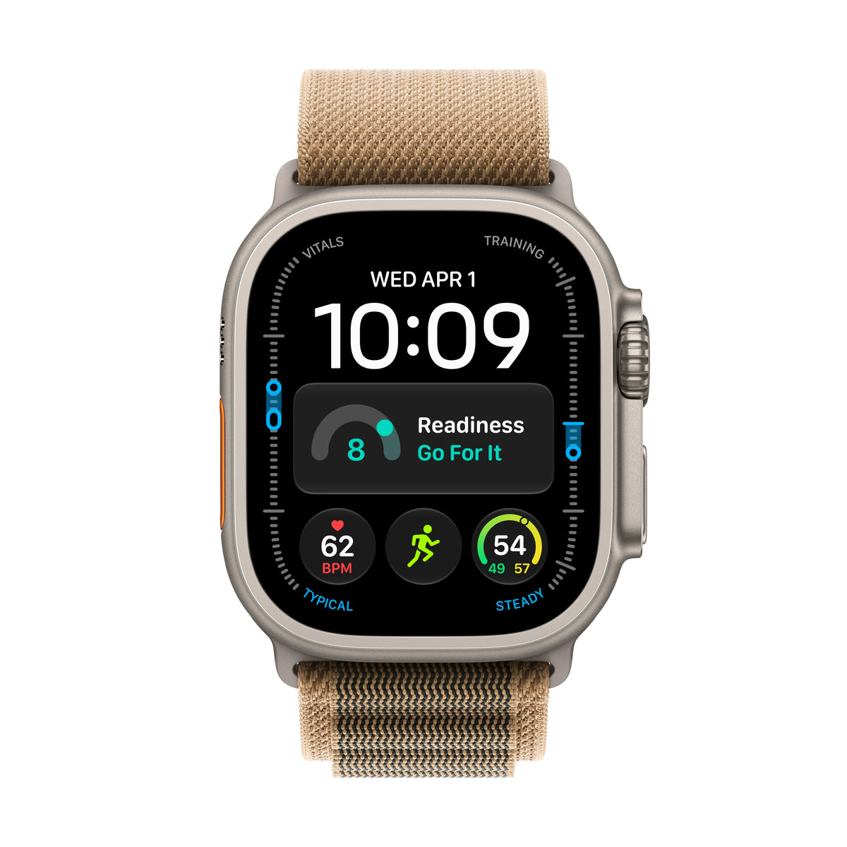Apple Watch Ultra 4 GPS + Cellular 49mm Natural Titanium Case with Desert Alpine Loop - M - iSTYLE.hu