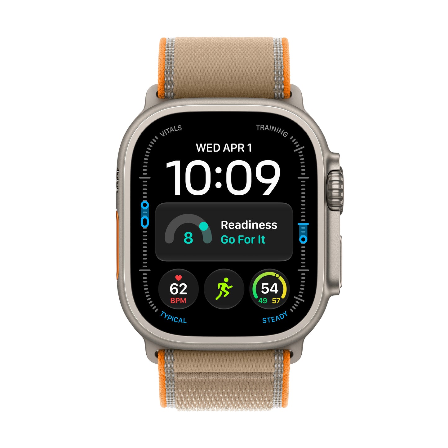 Apple Watch Ultra 4 GPS + Cellular 49mm Natural Titanium Case with Sand Trail Loop - S/M - iSTYLE.hu