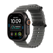 Apple Watch Ultra 4 GPS + Cellular 49mm Black Titanium Case with Translucent Black Ocean Band - iSTYLE.hu