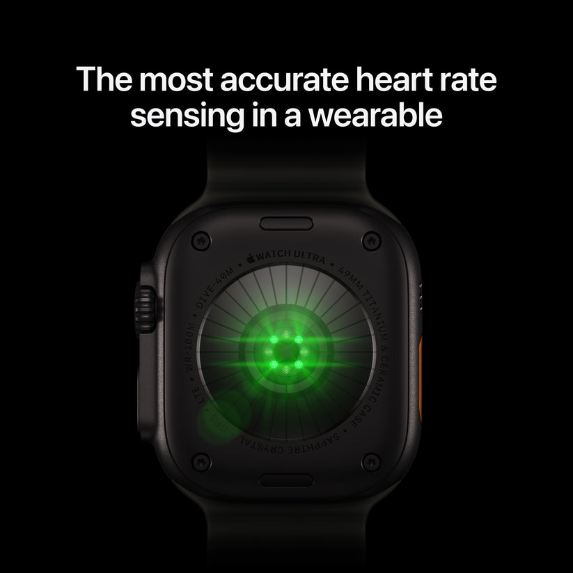 Apple Watch Ultra 4 GPS + Cellular 49mm Black Titanium Case with Translucent Black Ocean Band - iSTYLE.hu