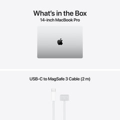 MacBook Pro 14" M6: Apple M6 chip 12 magos CPU és 12 magos GPU, 24GB, 4TB SSD, Standard display finish, 70W USB-C Power Adapter, Backlit Magic Keyboard with Touch ID - International English - ezüst CTO - iSTYLE.hu