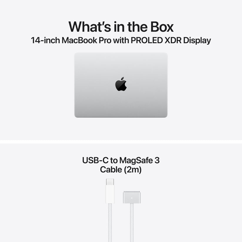 14" MacBook Pro PROLED XDR Display M5 Max: Apple M5 Max chip with 18-core CPU, 40-core GPU, 16-core Neural Engine, 48GB RAM, 2TB, 96W Power Adapter - ezüst CTO - iSTYLE.hu
