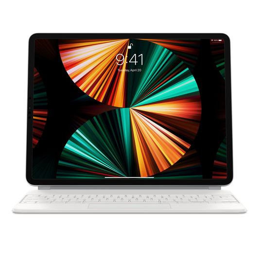 Magic Keyboard 12.9 hüvelykes iPad Prohoz (6. generáció) – ukrán – fehér - iSTYLE HU