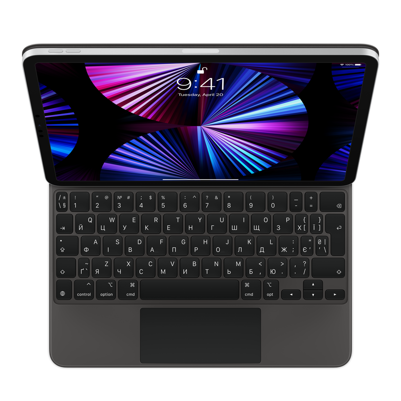 Magic Keyboard for iPad Pro 11–inch (4th generation) and iPad Air (5th generation) – ukrán – fekete - iSTYLE HU