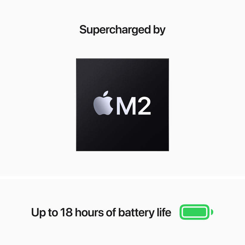 13 hüvelykes MacBook Air: Apple M2 chip 8 magos CPU-val és 8 magos GPU-val, 256 GB SSD - Midnight - iSTYLE HU