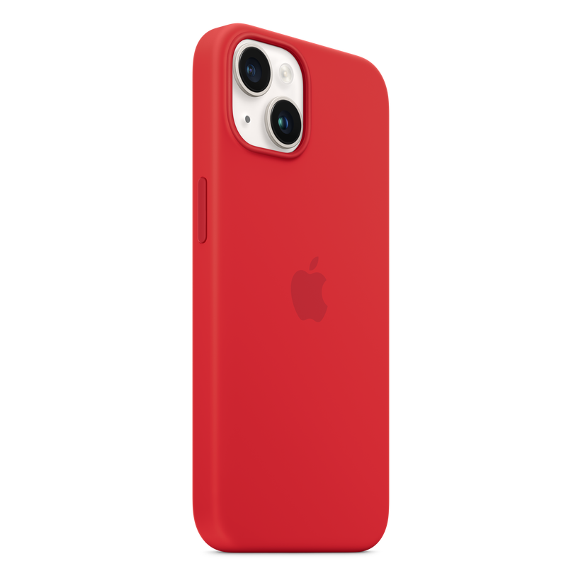 iPhone 14 MagSafe–rögzítésű szilikontok – (PRODUCT)RED - iSTYLE HU