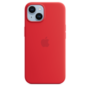 iPhone 14 MagSafe–rögzítésű szilikontok – (PRODUCT)RED - iSTYLE HU