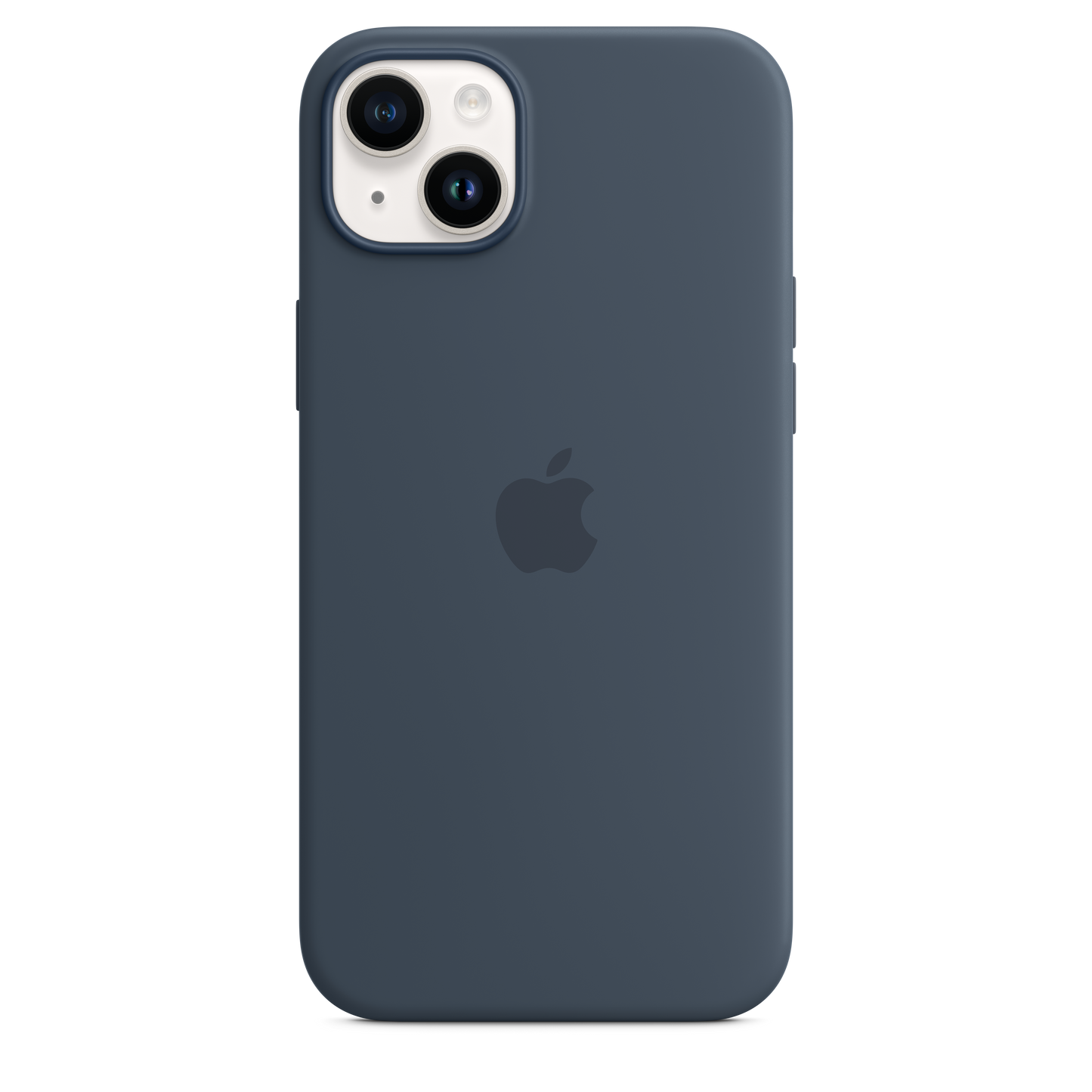 iPhone 14 Plus MagSafe–rögzítésű szilikontok – viharkék - iSTYLE HU