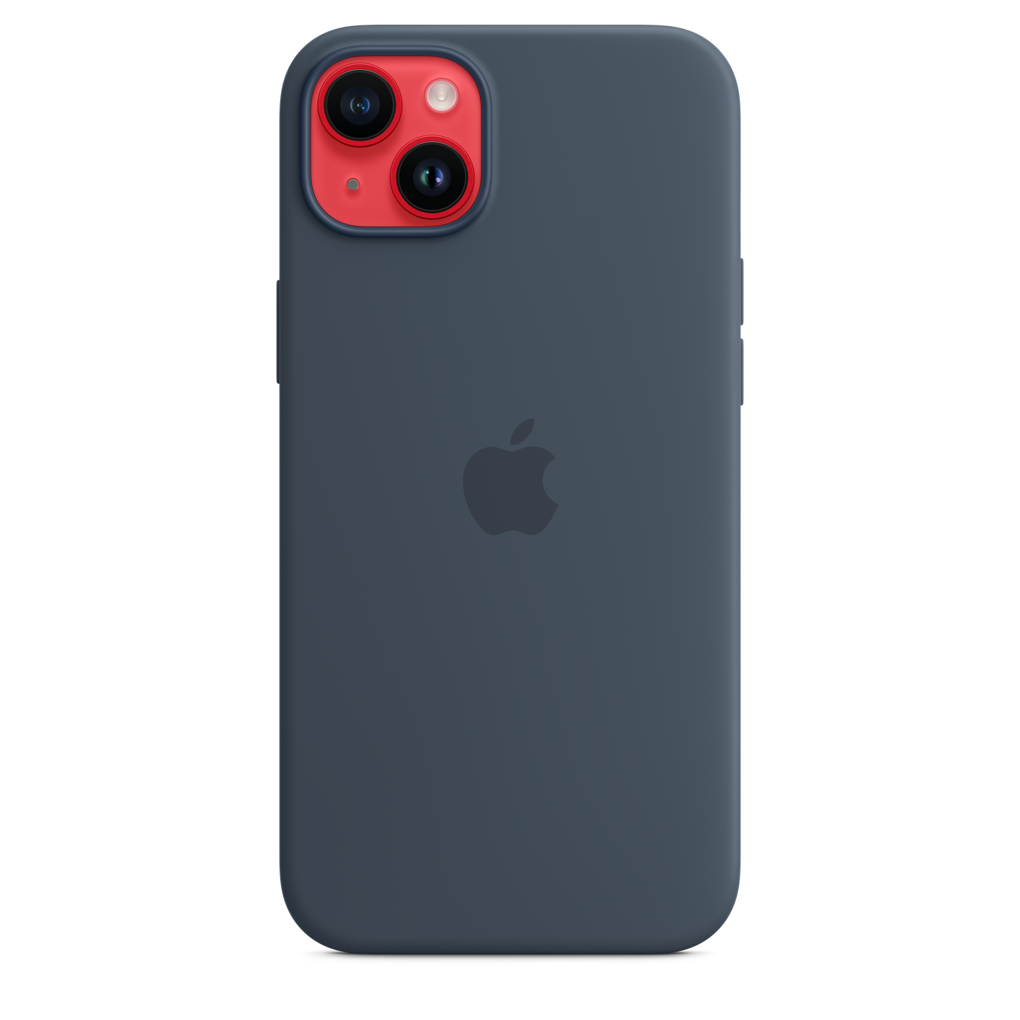 iPhone 14 Plus MagSafe–rögzítésű szilikontok – viharkék - iSTYLE HU