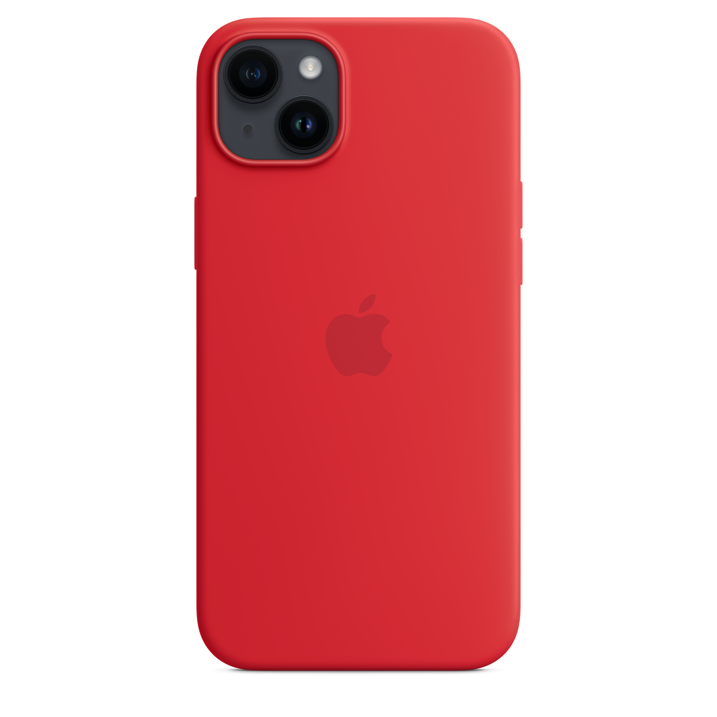 iPhone 14 Plus MagSafe–rögzítésű szilikontok – (PRODUCT)RED - iSTYLE HU