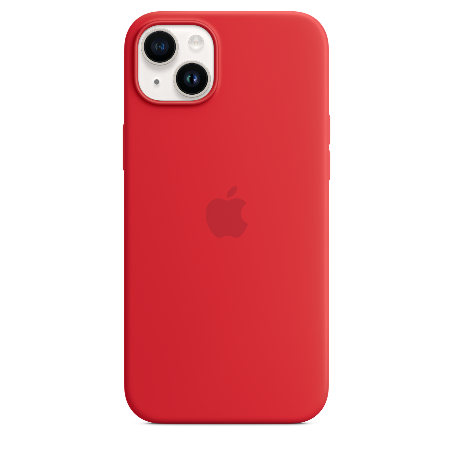 iPhone 14 Plus MagSafe–rögzítésű szilikontok – (PRODUCT)RED - iSTYLE HU