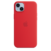 iPhone 14 Plus MagSafe–rögzítésű szilikontok – (PRODUCT)RED - iSTYLE HU
