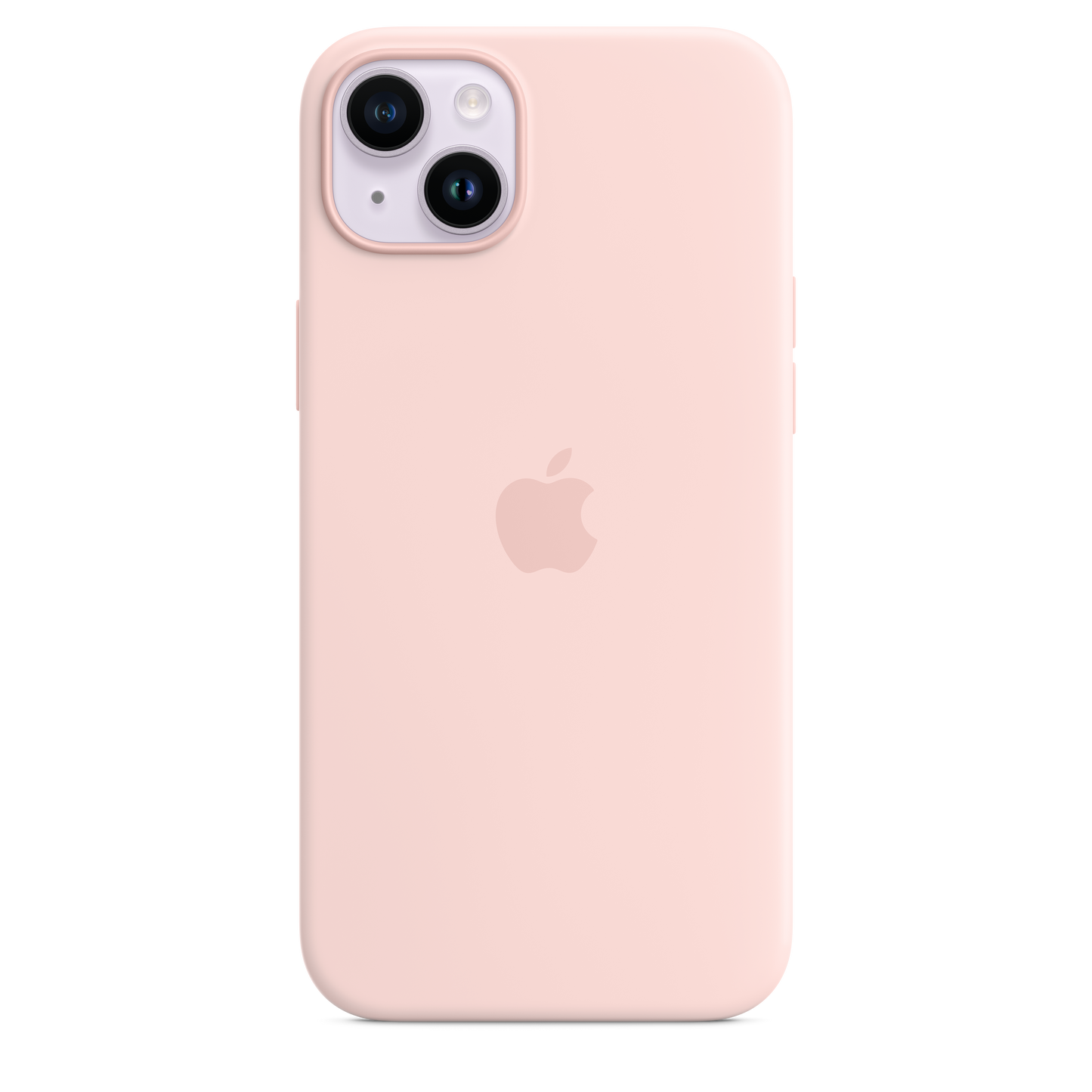 iPhone 14 Plus MagSafe–rögzítésű szilikontok – krétarózsaszín - iSTYLE HU