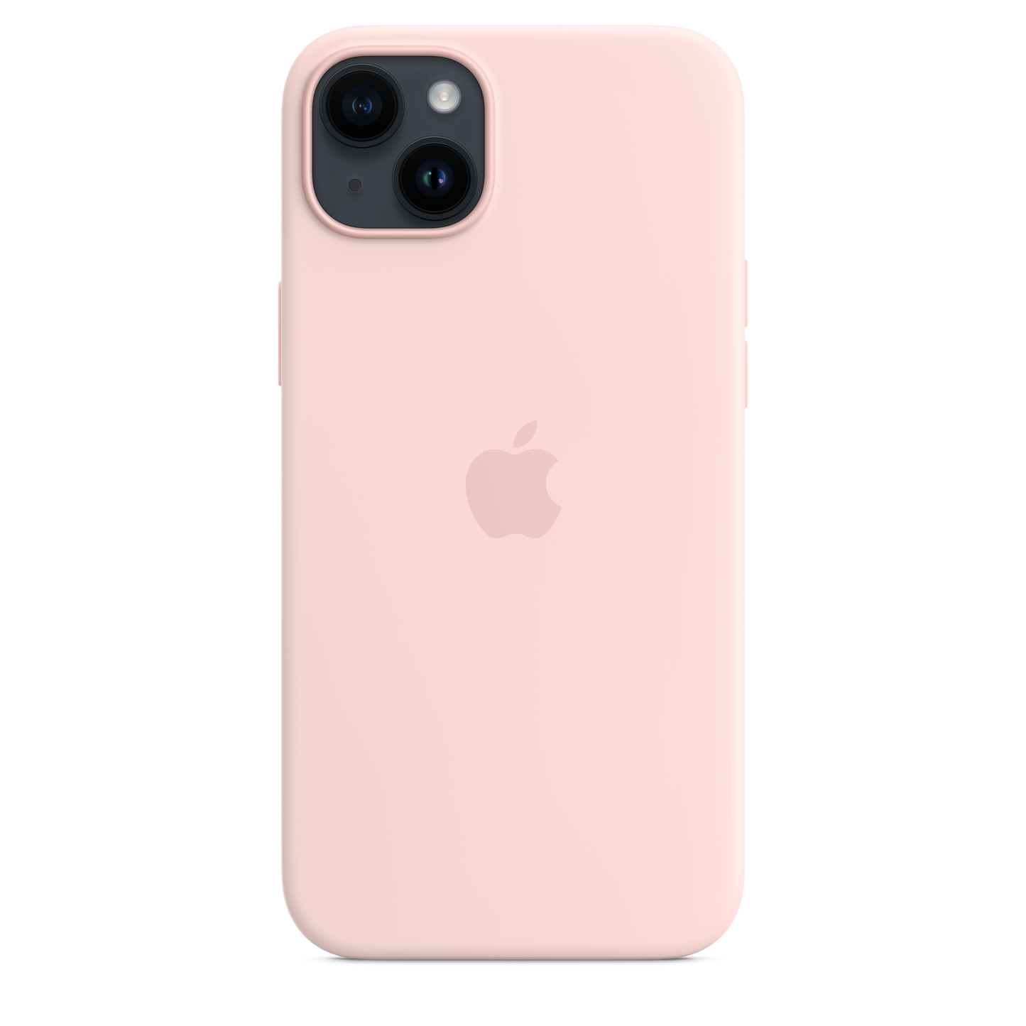 iPhone 14 Plus MagSafe–rögzítésű szilikontok – krétarózsaszín - iSTYLE HU