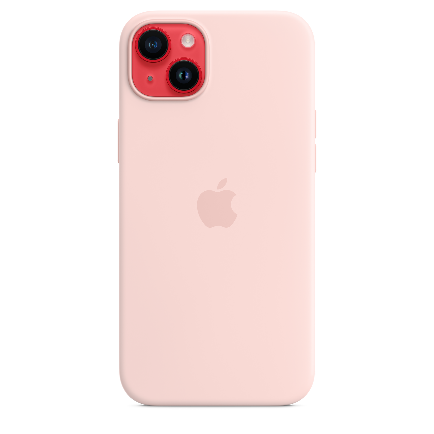 iPhone 14 Plus MagSafe–rögzítésű szilikontok – krétarózsaszín - iSTYLE HU