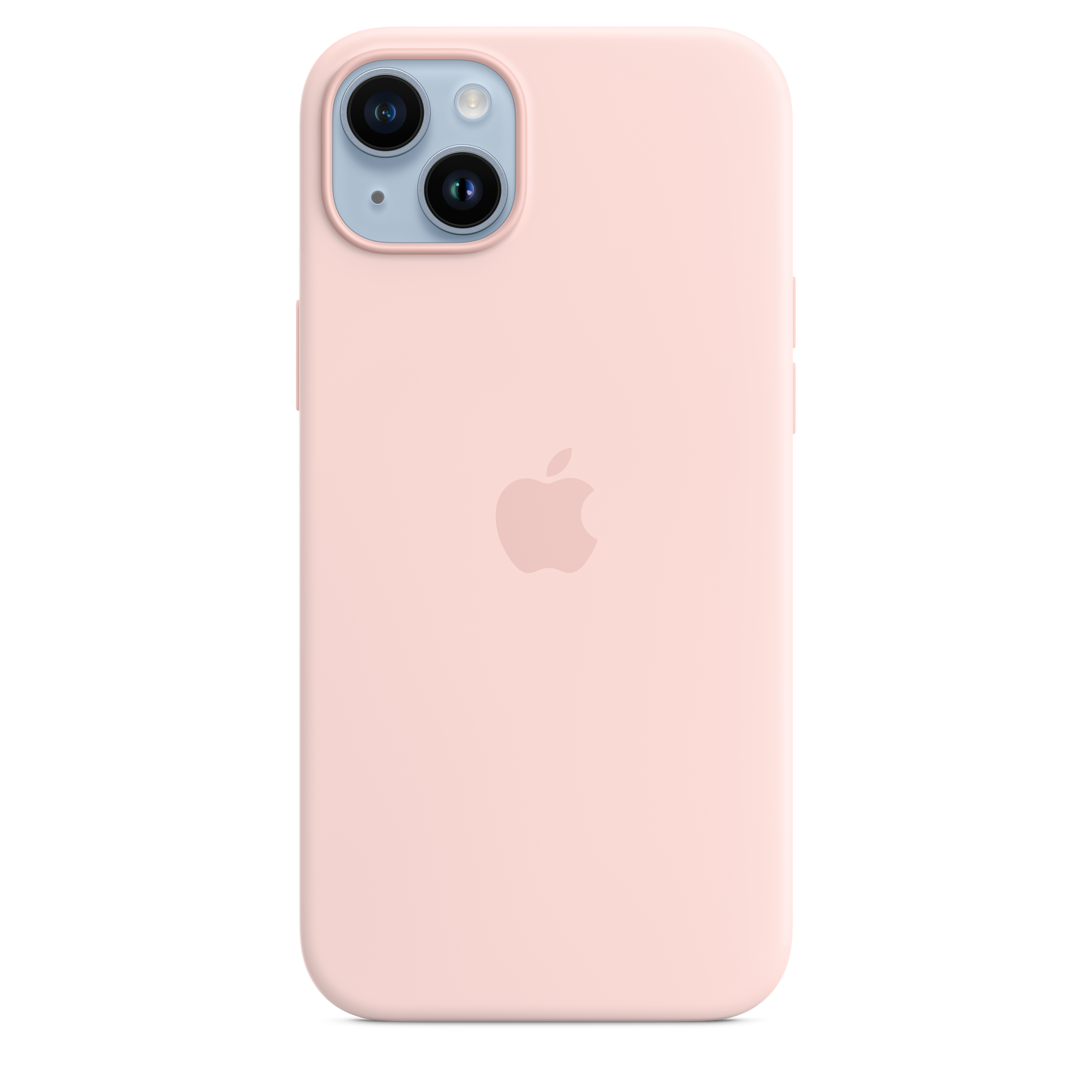 iPhone 14 Plus MagSafe–rögzítésű szilikontok – krétarózsaszín - iSTYLE HU