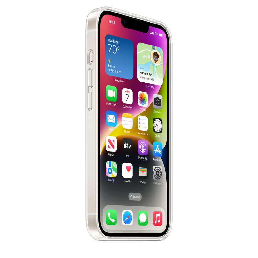 iPhone 14 MagSafe–rögzítésű átlátszó tok - iSTYLE HU