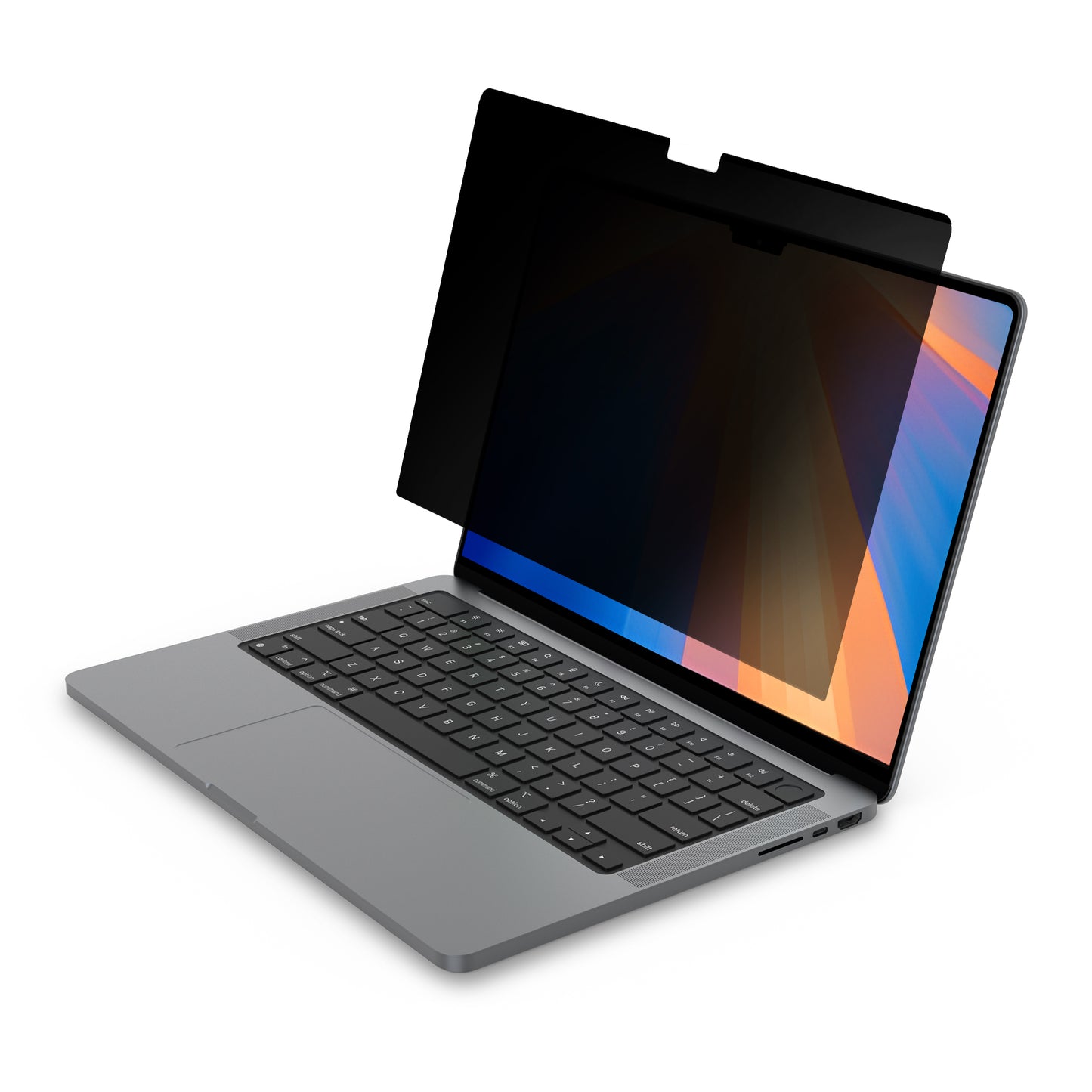 JCPal EasyOn mágneses betekintésgátló képernyővédő - MacBook Pro14" (M1, 2021/M2-M3, 2023/M4, 2024)