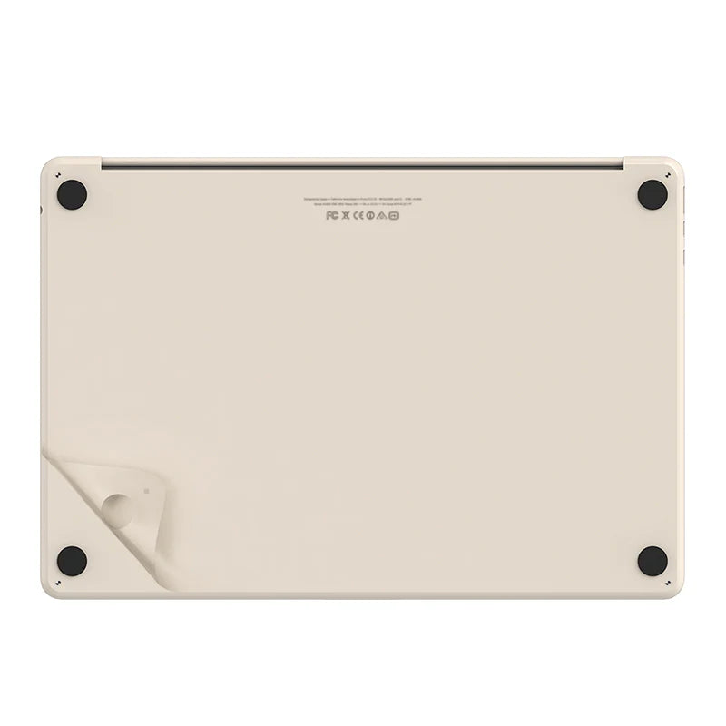 JCPal MacGuard kettő az egyben védőfólia szett (csillagfény, fedlap + hátlap) MacBook Air 13" (M2/M3/M4)