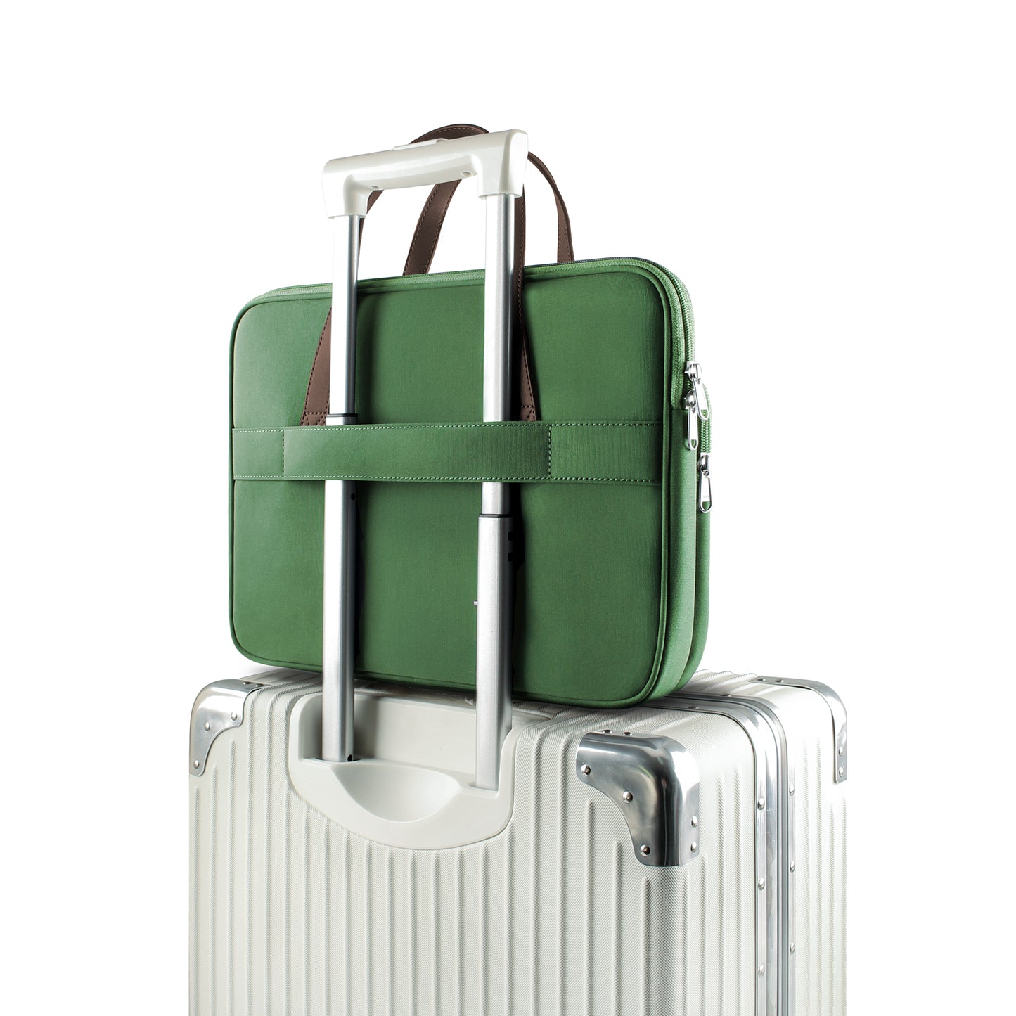 JCPal Milan briefcase Sleeve - 15/16-inch - Olive