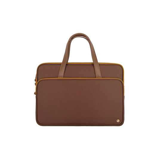 JCPal Milan briefcase Sleeve for 13/14-inch, Sepia Brown