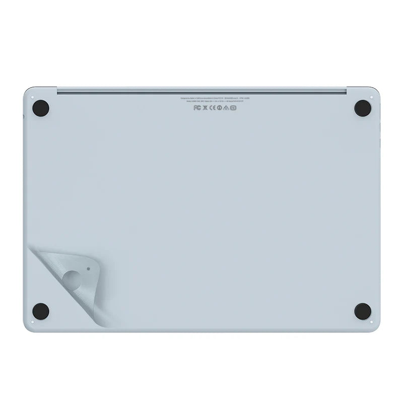 JCPal MacGuard kettő az egyben védőfólia szett (égkék, fedlap + hátlap) MacBook Air 13" (M2/M3/M4)