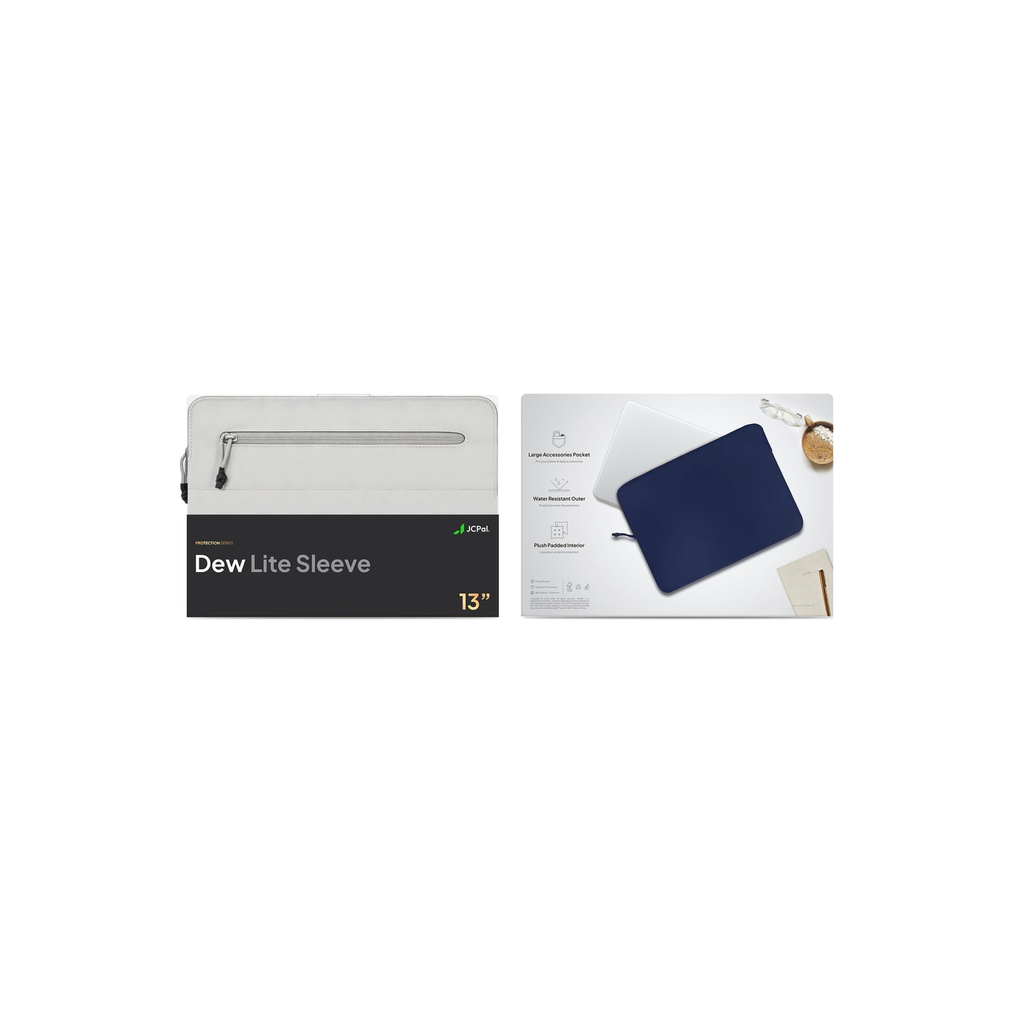 JCPal Dew sleeve MacBook Neo-hoz - ezüst