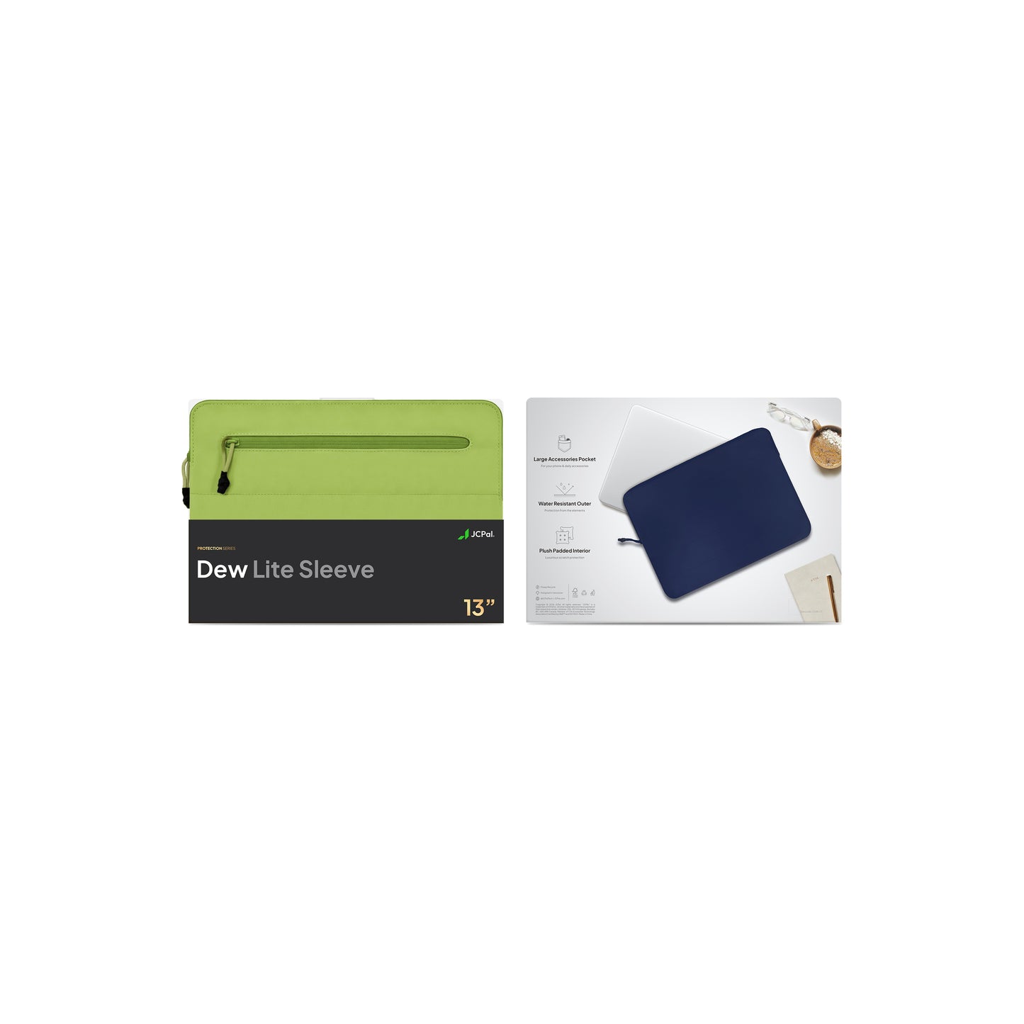 JCPal Dew sleeve MacBook Neo-hoz - citrus