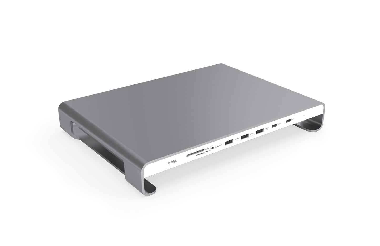 JCPal ELEX USB-C 11-Port Hub Stand (Silver)