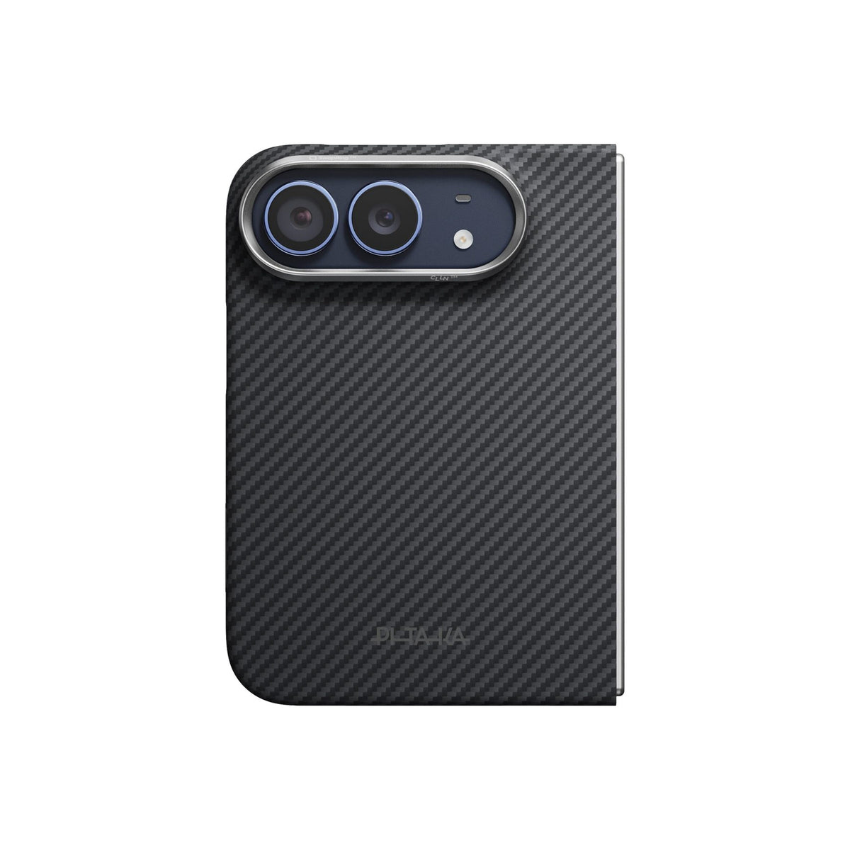 Pitaka Edge Case, Hátoldali tok, Black/Grey Twill - iPhone Duo
