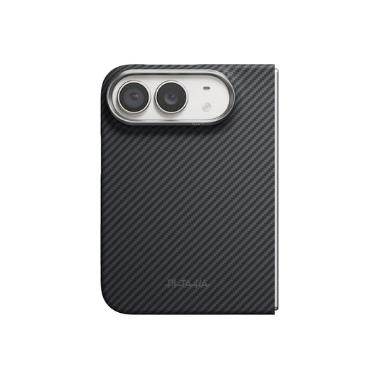 Pitaka Edge Case, Hátoldali tok, Black/Grey Twill - iPhone Duo