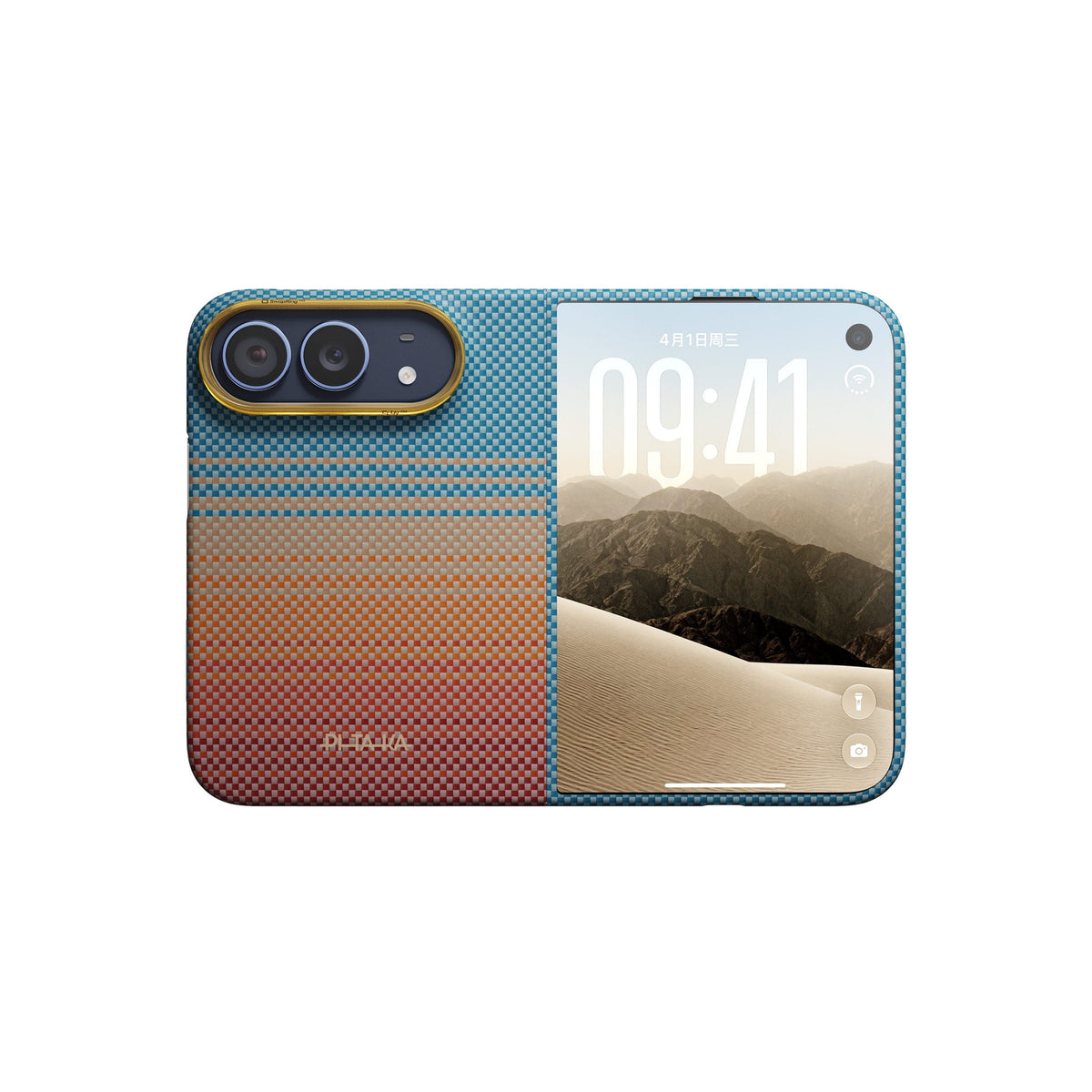 Pitaka Edge Case, Teljes tok, California Dream Sunset 2.0 - iPhone Duo