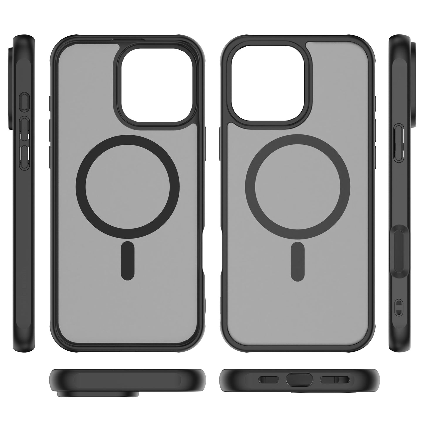 Mobile Origin Hybrid MagSafe tok, matt fekete - iPhone 16 Pro Max
