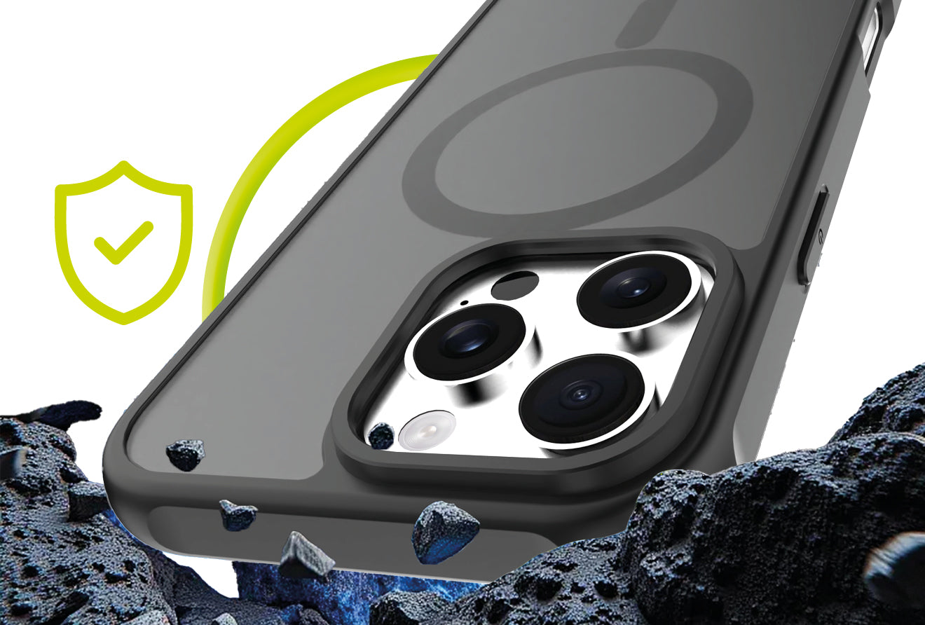 Mobile Origin Hybrid MagSafe tok, matt fekete - iPhone 16 Pro Max