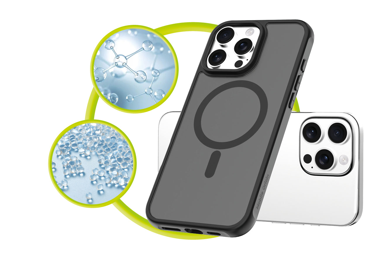 Mobile Origin Hybrid MagSafe tok, matt fekete - iPhone 16 Pro Max