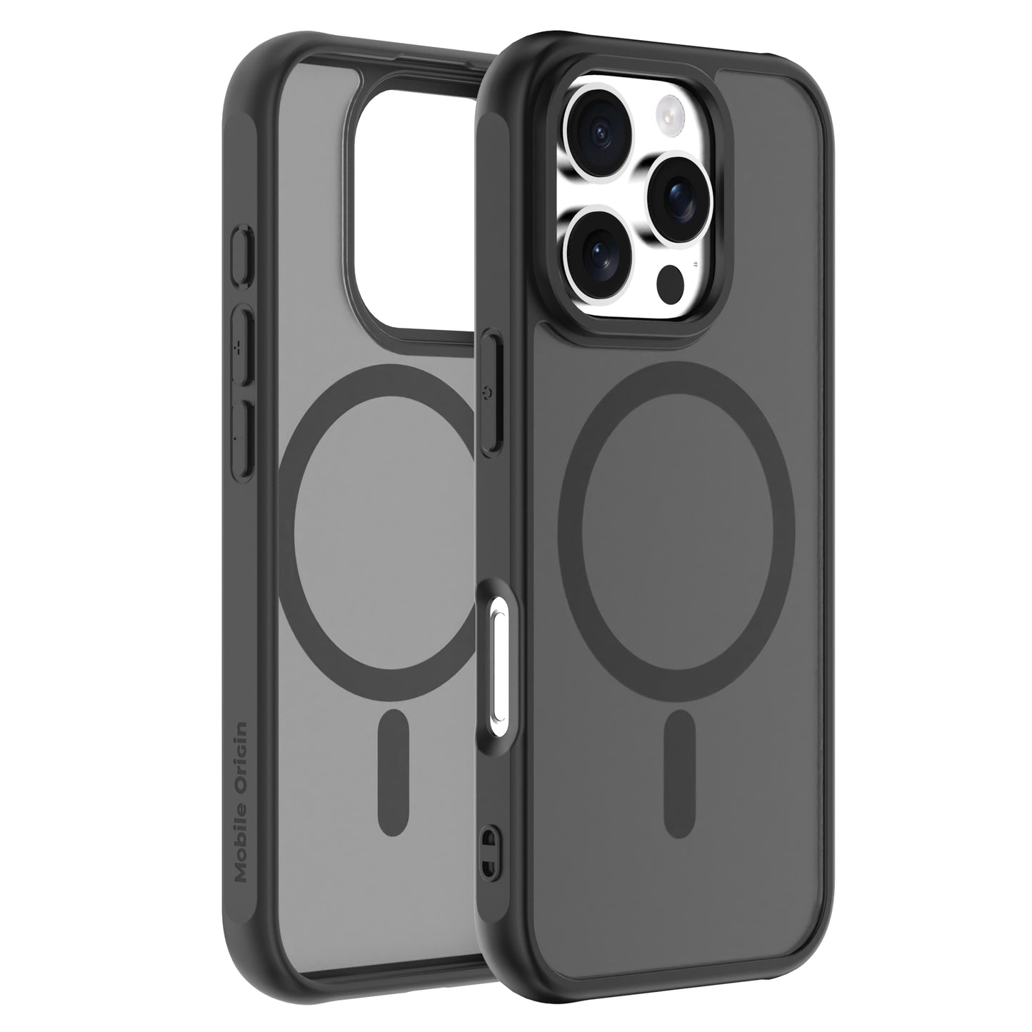 Mobile Origin Hybrid MagSafe tok, matt fekete - iPhone 16 Pro