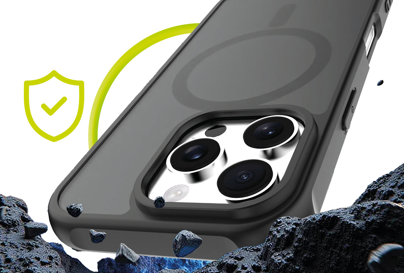Mobile Origin Hybrid MagSafe tok, matt fekete - iPhone 16 Pro
