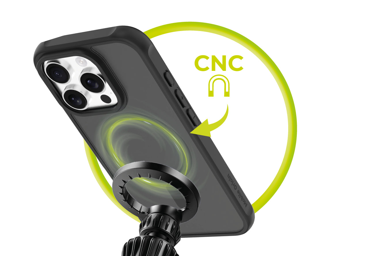 Mobile Origin Hybrid MagSafe tok, matt fekete - iPhone 16 Pro