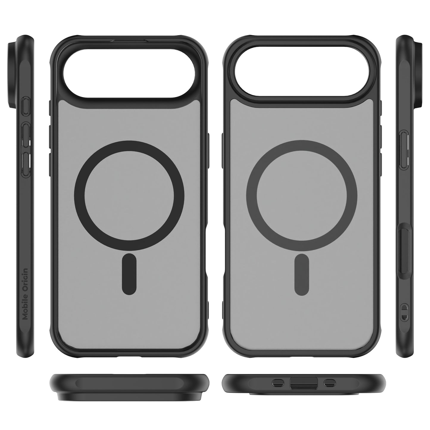 Mobile Origin Hybrid MagSafe tok, matt fekete - iPhone Air