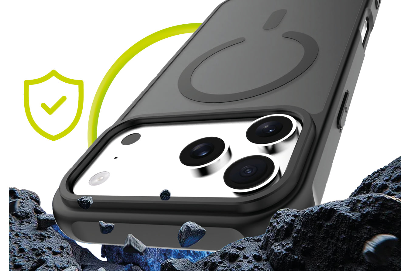 Mobile Origin Hybrid MagSafe tok, matt fekete - iPhone 17 Pro Max