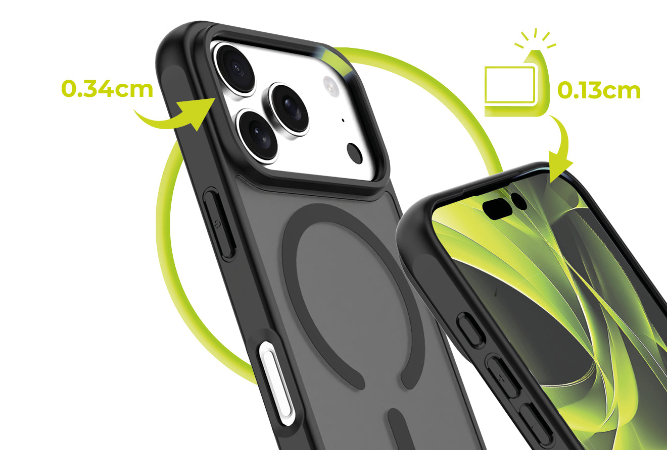 Mobile Origin Hybrid MagSafe tok, matt fekete - iPhone 17 Pro