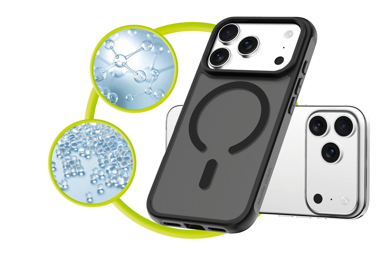 Mobile Origin Hybrid MagSafe tok, matt fekete - iPhone 17 Pro