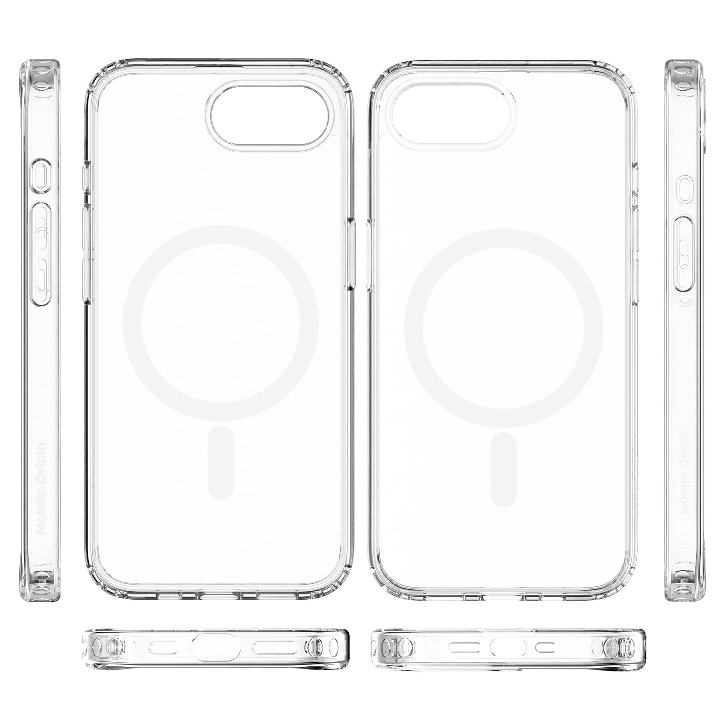 Mobile Origin Hybrid MagSafe tok, átlátszó - iPhone 16e