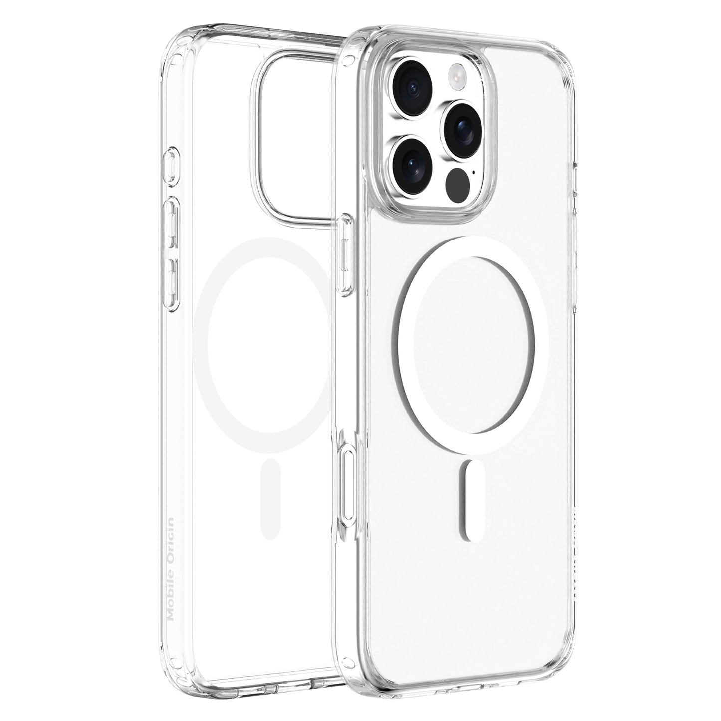 Mobile Origin Hybrid MagSafe tok, átlátszó - iPhone 16 Pro Max