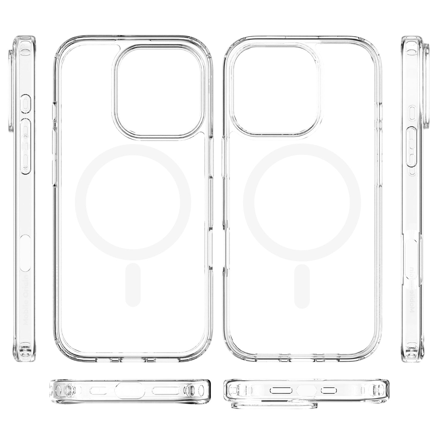 Mobile Origin Hybrid MagSafe tok, átlátszó - iPhone 16 Pro